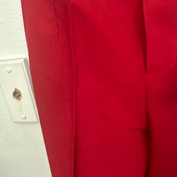 Zara Vibrant Red Pants - Picture 7 of 16